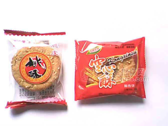 脆皮桃酥 空心酥饼干