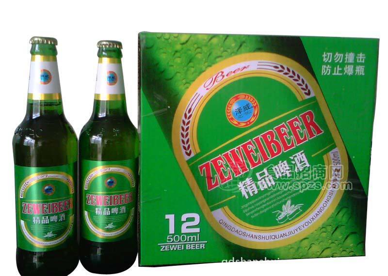 供应泽威300ML精品啤酒