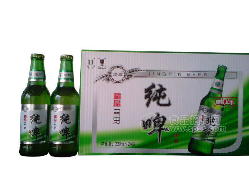 供應(yīng)廠家直銷(xiāo) 澤威300ML精品啤酒