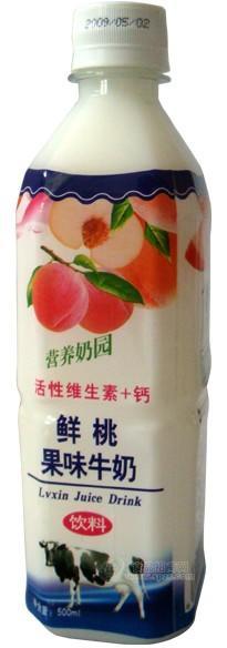 500ML鲜桃果味牛奶
