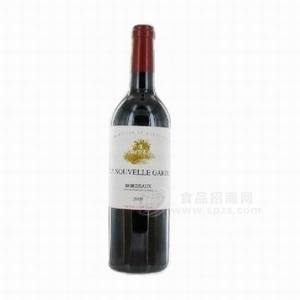 法國原瓶進口波爾多金色花園干紅葡萄酒