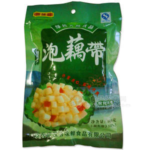 百味鮮湖北特產(chǎn)泡藕帶酸甜辣味400克