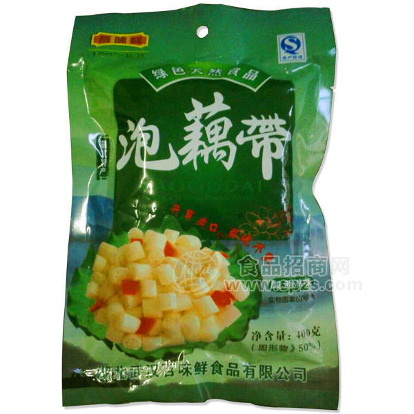 百味鮮湖北特產(chǎn)泡藕帶酸甜辣味400克