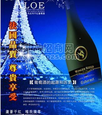 法国人头马芦荟干红葡萄酒