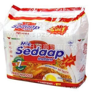 供应印尼原装进口 喜达Sedaap原味捞面(干拌面）91g*5包*8袋/箱
