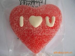 果胶JELLY棒棒糖 25g字母心型