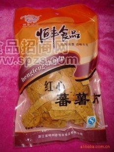 嵊州特產(chǎn) 恒豐紅心番薯片200克