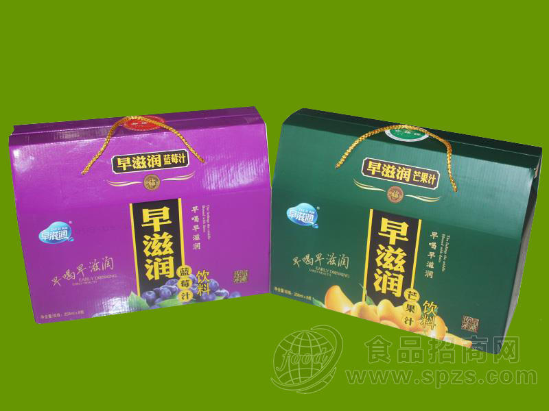 早滋润蓝莓汁、芒果汁