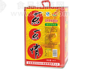 批发油点点情 菜籽 调和油 食用油 菜籽油 14L