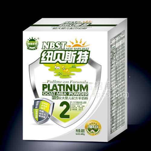 白金系列：白金400g较大婴儿配方羊奶粉