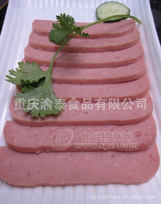 供應(yīng)菜師傅醬肉午餐肉罐頭 340G