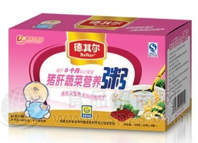 猪肝蔬菜营养粥