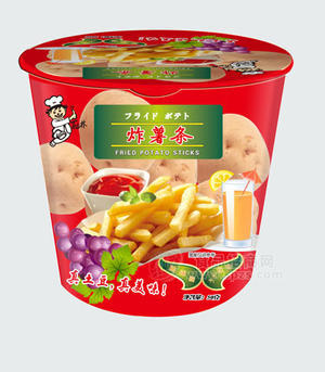 50Q吧杯装炸薯条