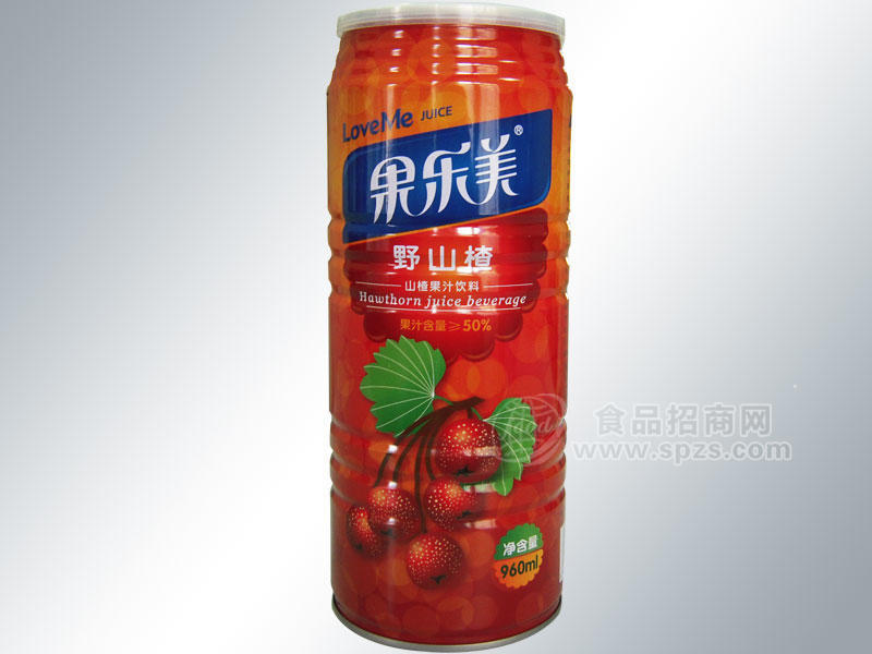 ·果乐美野山楂960ml 