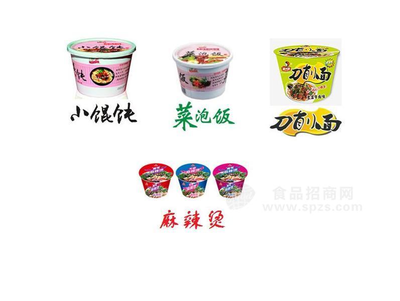 顾大嫂方便小馄饨、菜泡饭、刀削面、麻辣烫