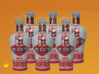 川小二老白干珍品2号白瓷瓶