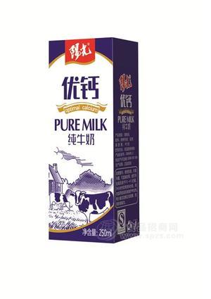 利乐砖优钙纯牛奶
