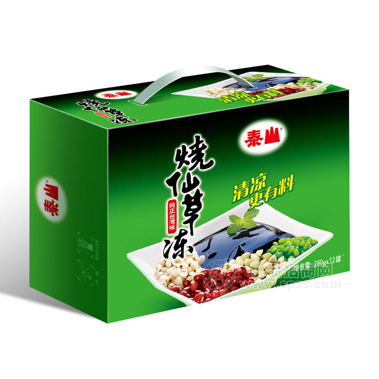 供應泰山食品 仙草蜜 涼茶 QQ燒仙草 禮盒包裝 280g 12瓶