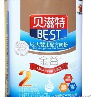 金益听装贝滋特较大婴儿配方奶粉