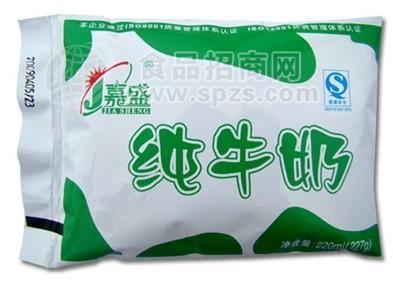 嘉盛純牛奶