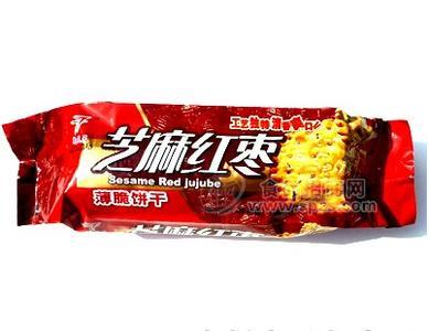 芝麻红枣饼干