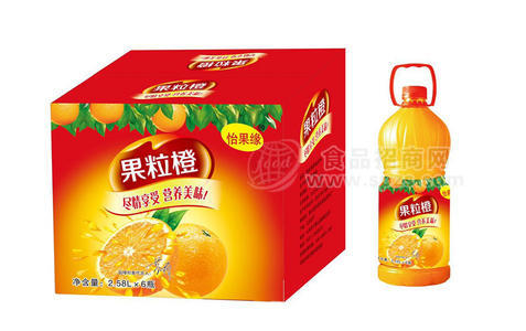 果粒橙果汁饮料2.5L