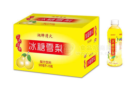 冰糖雪梨梨汁飲料