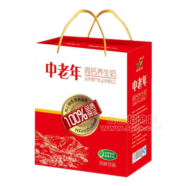 中老年高鈣養(yǎng)生奶 風(fēng)味飲品