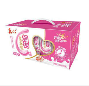 真心高鈣營(yíng)養(yǎng)早餐草莓味開窗禮盒