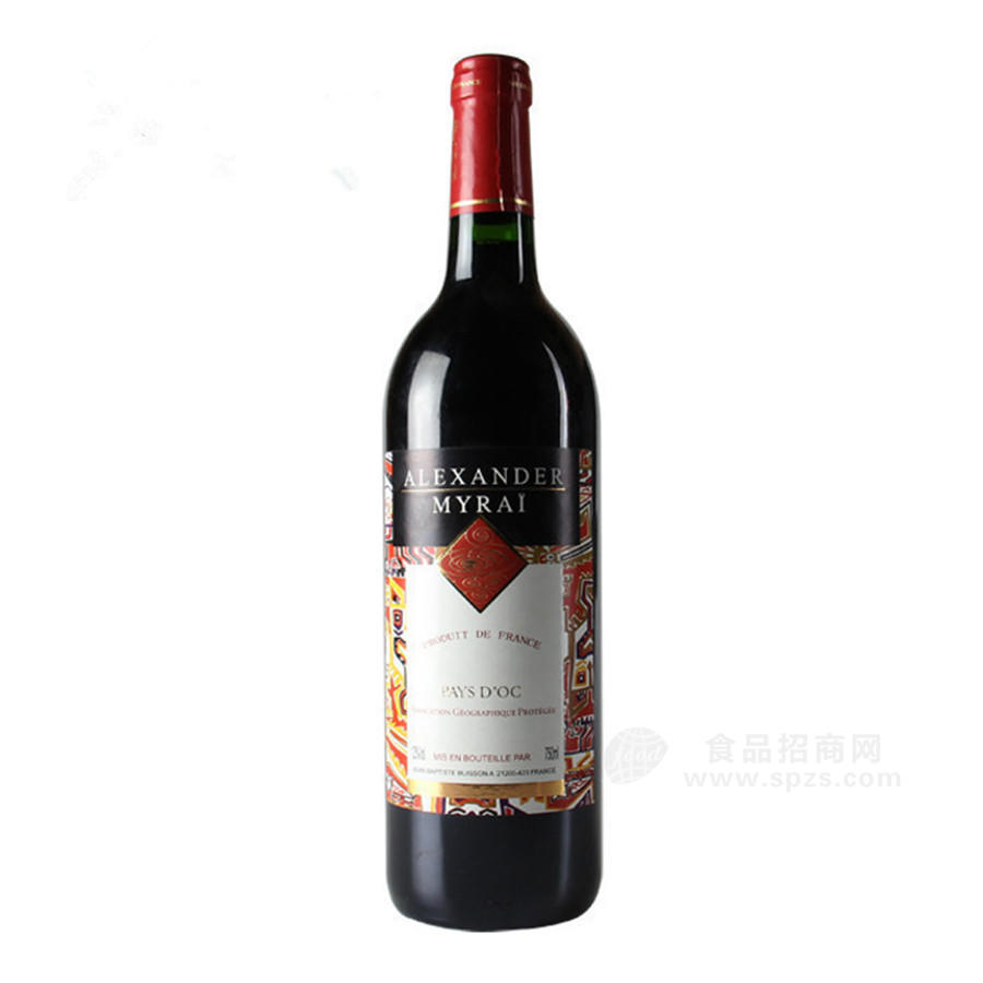 供應(yīng)亞歷山大高登干紅葡萄酒 原瓶法國紅酒 法國干紅葡萄酒