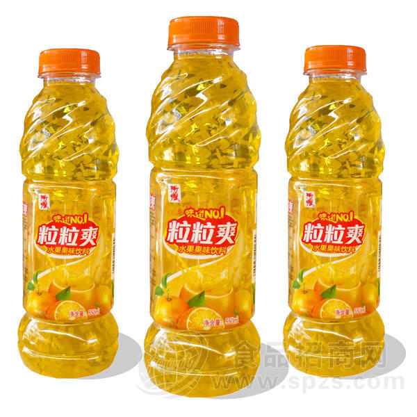 汾煌粒粒爽 水果果味饮料 550ml