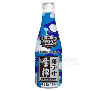 宜安堂 果肉型生榨椰子汁 植物蛋白饮料 1.25L