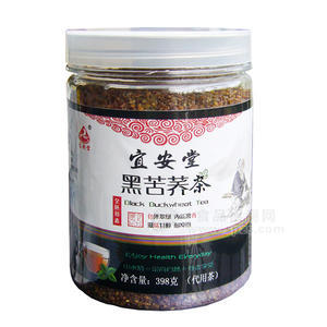 宜安堂 黑苦蕎茶 代用茶 398g