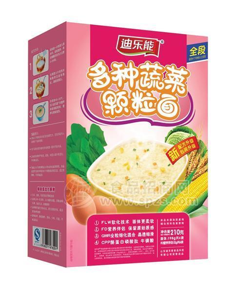 多種蔬菜顆粒面