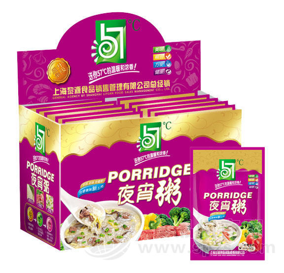 夜宵粥-方便粥-上海黎源食品57度方便粥招商
