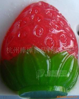 草莓棒棒糖批发