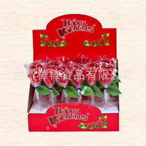 情人节玫瑰花棒棒糖