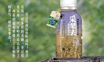 采果去冰野蓝莓果汁饮料（果色装）