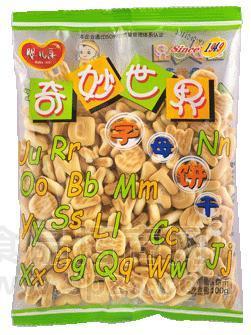 100g奇妙世界字母饼干