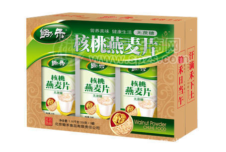 供應燕麥片 鋤禾1050g核桃 燕麥片營養(yǎng)品禮盒