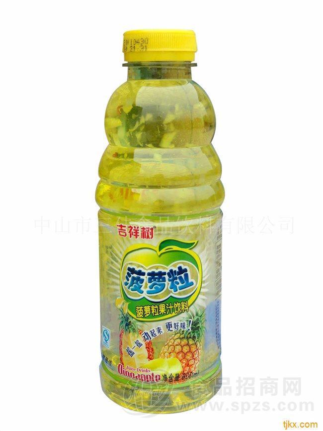 600ml菠萝粒果汁饮料