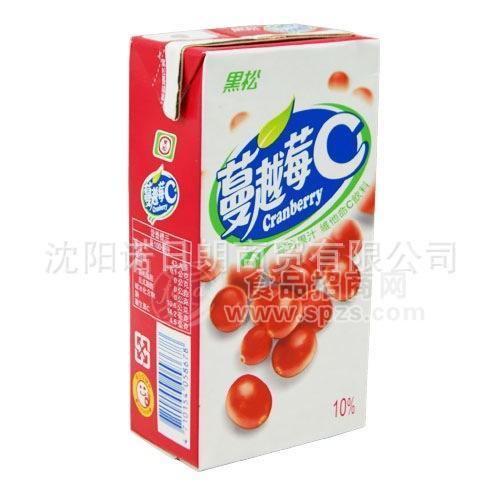 供应台湾原装进口  黑松蔓越莓C果汁(10%y原汁）300ml*24盒/箱