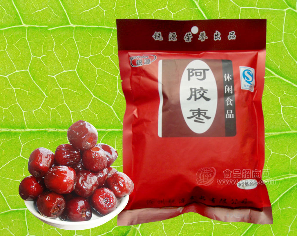 锐源休闲食品阿胶枣200g
