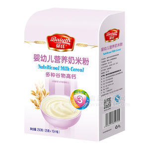 贝氏 婴幼儿营养奶米粉 多种谷物高钙 250g