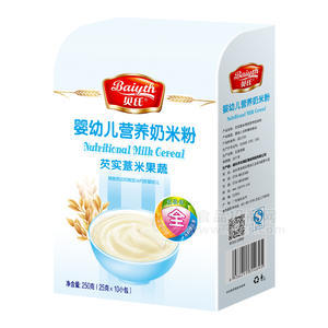 贝氏 婴幼儿营养奶米粉 芡实薏米果蔬 250g