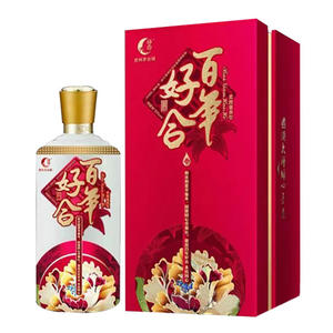 婚宴酒定制百年好合喜酒