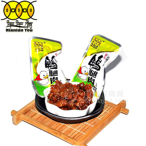 ·年年有鸭腿肉中辣 卤香味  休闲肉制品 