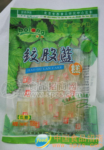 休闲食品--博隆牌蔬果糕系列产品绞股蓝糕