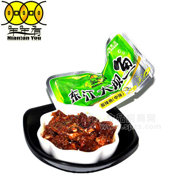 ·年年有东江大坝鱼 酸辣鱼中辣 休闲食品 