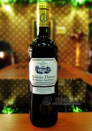 法國AOC等級(jí)達(dá)扎克城堡干紅葡萄酒招商